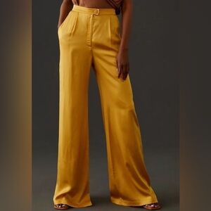 Anthropologie Silk Dress Pants